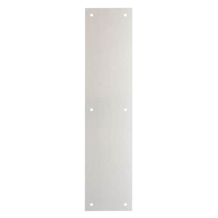 Brinks Commercial Brinks 15 in. L Satin Aluminum Push Plate BC41007
